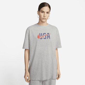 U.S. Swoosh Women's T-Shirt in Grey