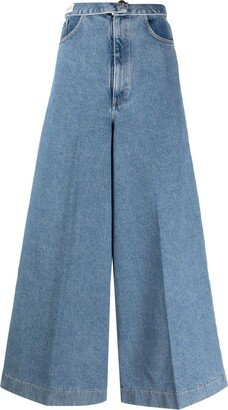 High-Rise Wide-Leg Jeans-AV