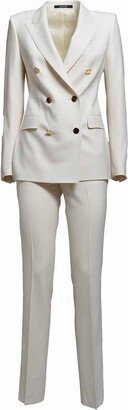 Cream Paris suit in white wool