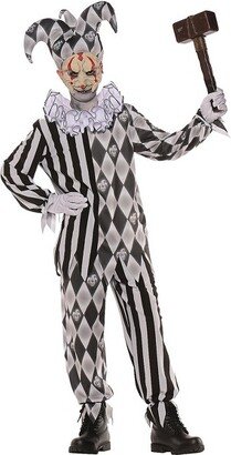 Underwraps Costumes Boys' Evil Harlequin Costume - Size - Multicolored