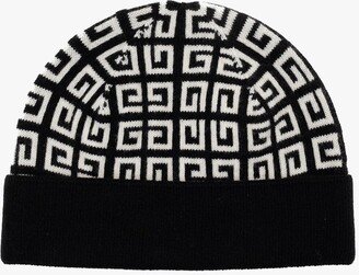 4G Monogrammed Knit Beanie