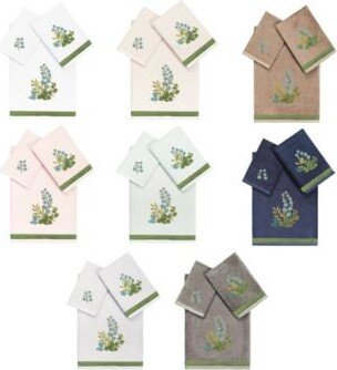 Linum Home Textiles Turkish Cotton Botanica Embellished Towel Sets Collection