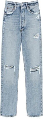 Organic Denim High-waisted Jeans