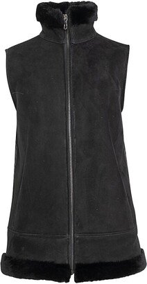 Shearling Down Vest