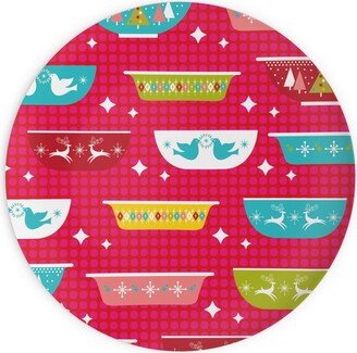 Plates: Christmas Dishes Plates, 10X10, Multicolor