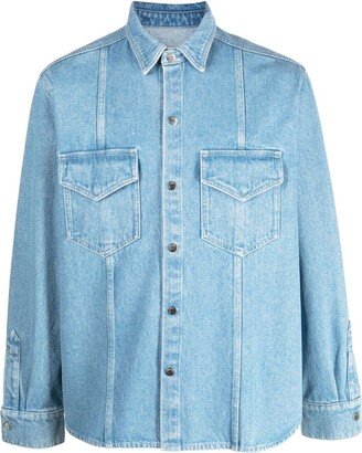 Button-Up Denim Shirt