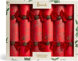 Traditional Christmas Crackers (Set Of 6)