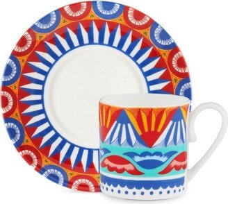 Geometric-Pattern Porcelain Espresso-Set-AC