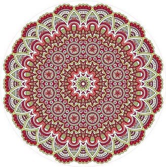 Leisureland Round Beach Towel, Mandala Towel