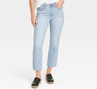 Women's High-Rise Bootcut Jeans Light Wash