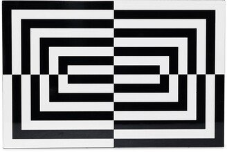 Op Art large lacquer box