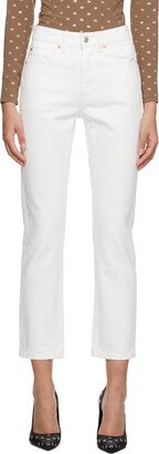 White Stovepipe Jeans