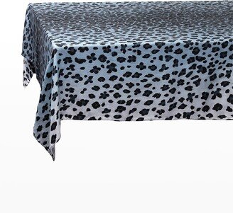 Leopard Sateen Tablecloth, Medium, 70 x 90