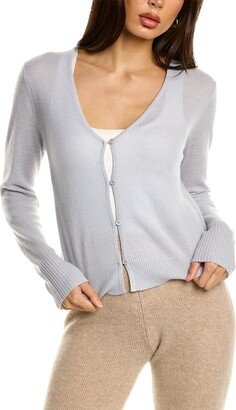 V-Neck Cropped Cashmere Cardigan