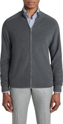 Murray Organic Cotton & Silk Zip Cardigan