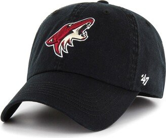 Men's Black Arizona Coyotes Classic Franchise Fitted Hat