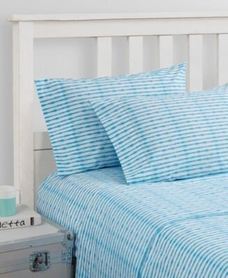 Poppy & Fritz Poppy Fritz Tie Dye Stripe Cotton Percale Sheet Collection