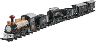 Northlight 17-Piece Black Consummate Animated Classic Train Set