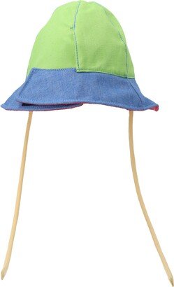 Multicolor Denim Bucket Hat