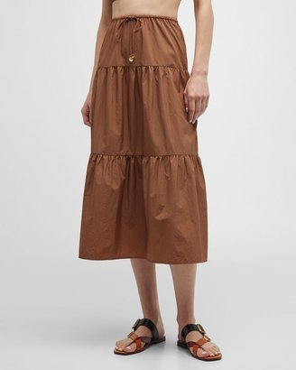 Mary Tiered Midi Skirt