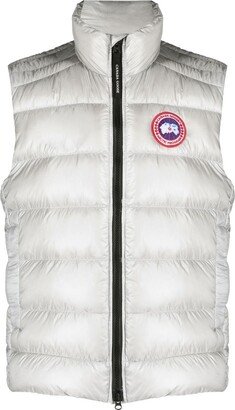 Crofton logo-patch padded gilet