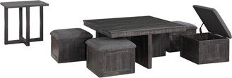 Mizo 5 Piece Coffee Table Set-AA