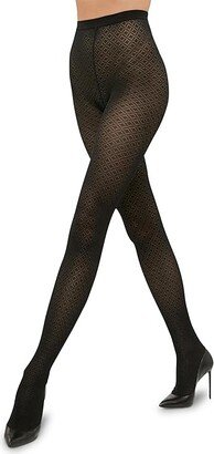 Pattern Tights (Black) Hose