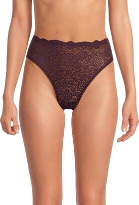 Forte High Rise Lace Brief