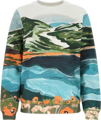 Poppy Printed Crewneck Sweatshirt