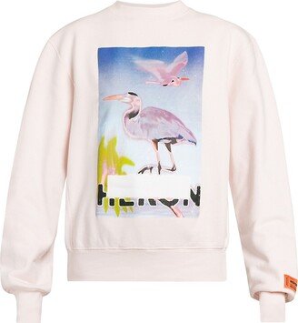 Heron Censored Logo Crewneck Sweatshirt