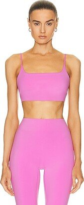 Bonded Low Impact Bra in Pink