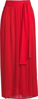 Kyla Tie-Waist Maxi Skirt