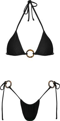 Viki Swim Dua Cheeky Bikini Bottom In Black