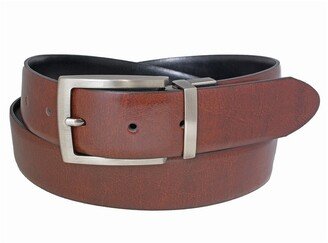 Reversible 35mm Rolled Edge Leather Belt