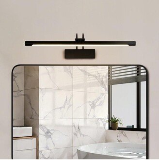 Living and Home Modern Black LED 1-Light Bathroom Vanity Sconce