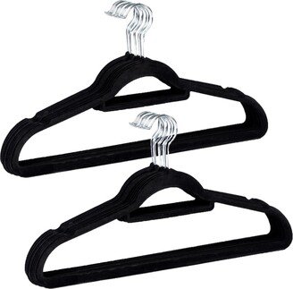 OHS Non-Slip 20 Pack Coat Hanger Adult Clothes Trouser Hanging Space Saver