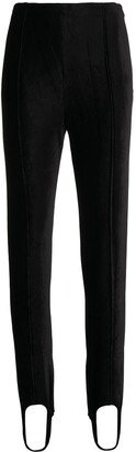 High-Waist Stirrup Trousers