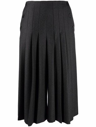 2010 Pre-Owned Pleated High-Waisted Culottes