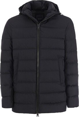 Quilted Hooded Puffer Jacket-AC