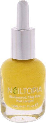 Bio-Sourced Chip Free Nail Lacquer - Sol Glow by Nailtopia for Women - 0.41 oz Nail Polish