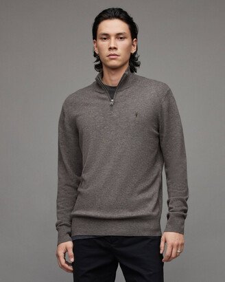 Kilburn Zip Funnel Neck Ramskull Jumper