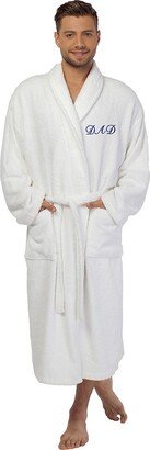 Authentic Hotel and Spa 'Dad' Monogrammed Terry Cloth Turkish Cotton Bath Robe