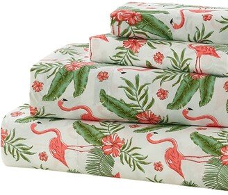 Seaside Resort Tropical Paradise Printed Sheet Set, King