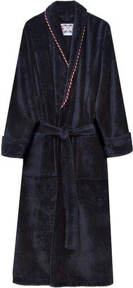 Bown of London Men's Dressing Gown Earl Navy