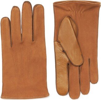 Silk-Lined Suede Gloves