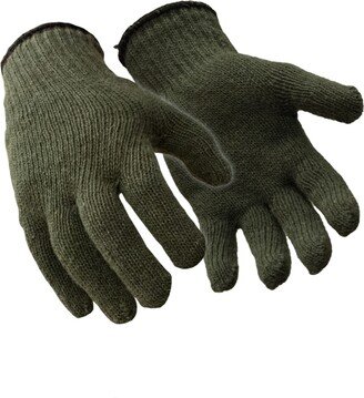 Men's Military Style Ragg Wool Glove Liners (Pack of 12 Pairs)