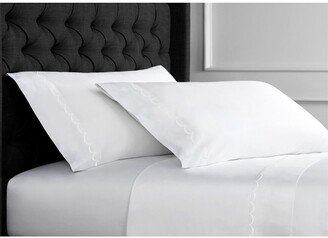 T600 Scallop Embroidered Sheet Set