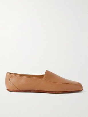 Hampton Leather Travel Slippers