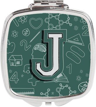 CJ2010-JSCM Letter J Back to School Initial Compact Mirror