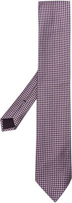 Check-Jacquard Silk Blend Tie